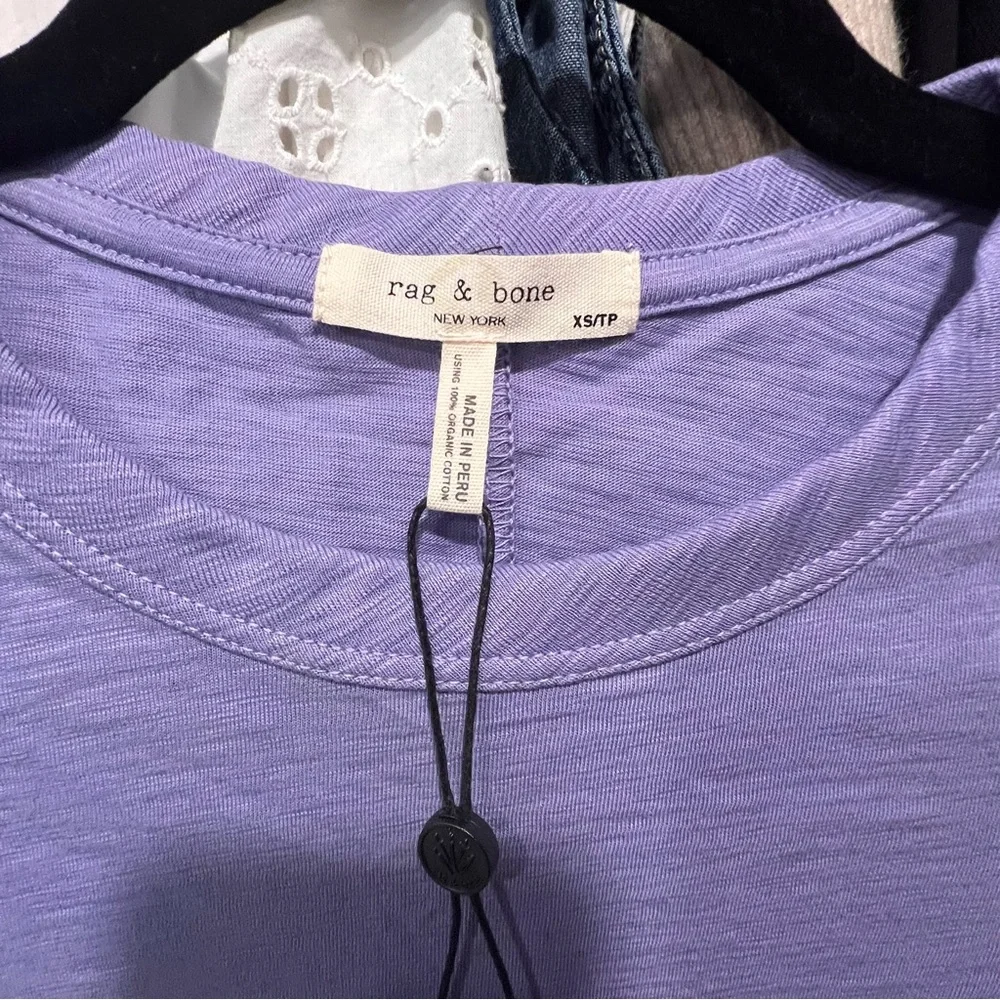 Rag & Bone - Purple Women's Tee - Picture 2 of 6